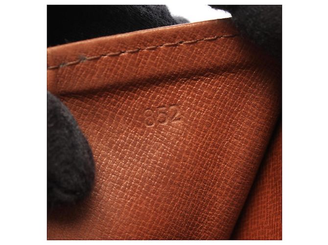 Louis Vuitton Pochette Dam GM Clutch Handbag Marrone - vista 5