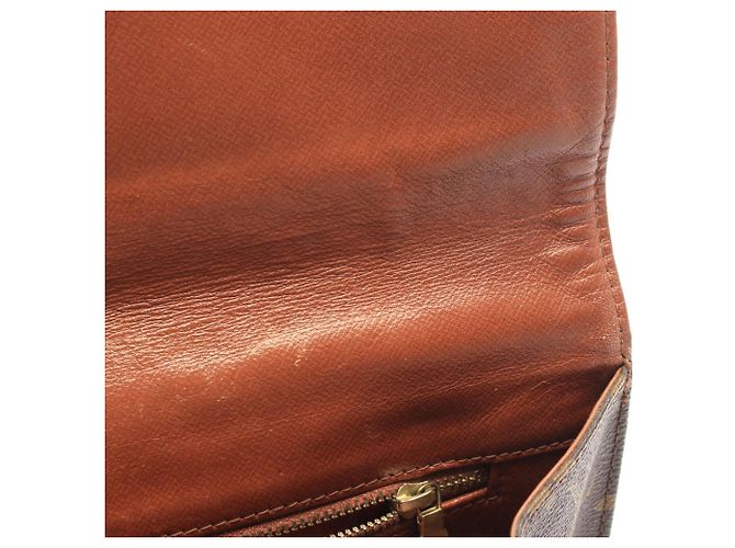 Louis Vuitton Pochette Dam GM Clutch Handbag Marrone - vista 6
