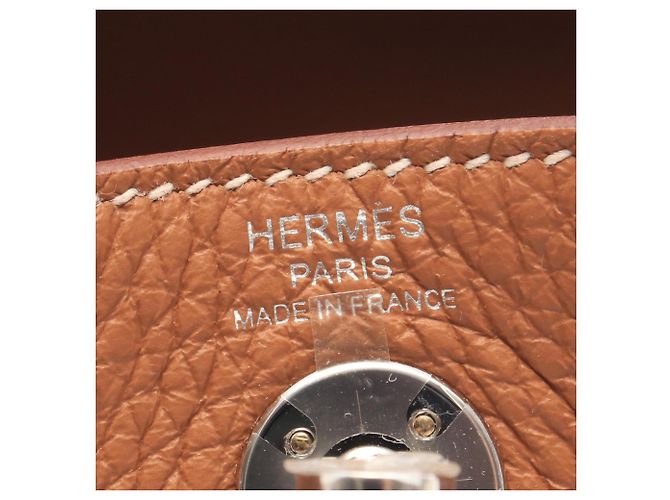 Hermès Borsa a spalla Hermes Lindy Mini Marrone D'oro - vista 4