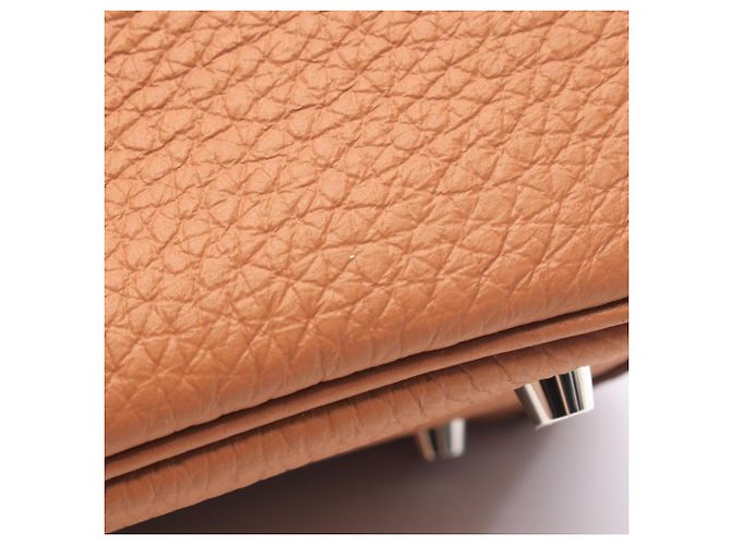 Hermès Borsa a spalla Hermes Lindy Mini Marrone D'oro - vista 6