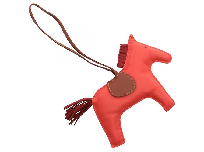 Hermès Hermes Rodeo GM Charm Accessoire Braun Pink Bordeaux - Ansicht 2