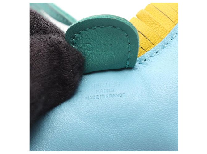 Hermès Hermes Rodeo PM Charm Azul Verde Amarelo - vista 3