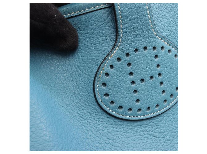 Hermès Borsa a Tracolla Hermes Rodeo Deux Blu - vista 10