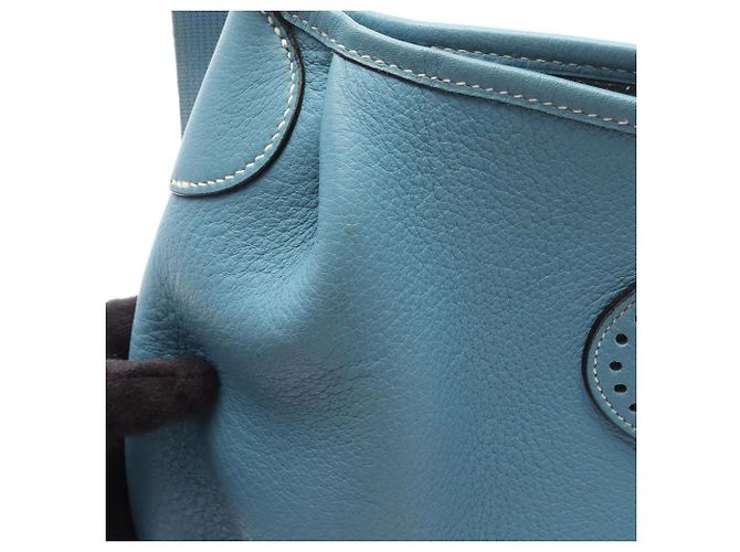 Hermès Borsa a Tracolla Hermes Rodeo Deux Blu - vista 12