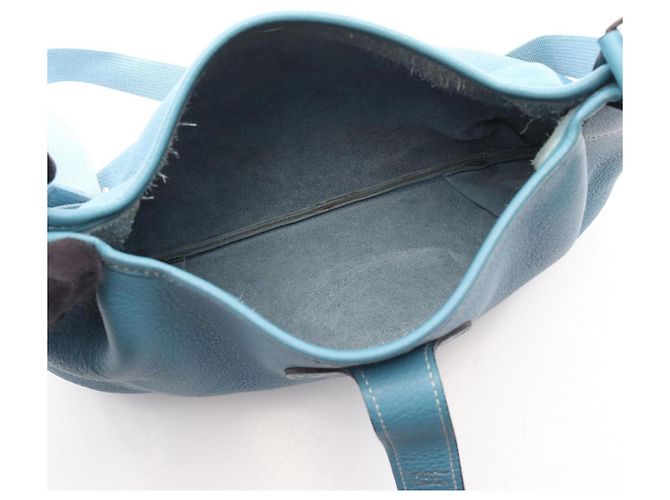 Hermès Borsa a Tracolla Hermes Rodeo Deux Blu - vista 3
