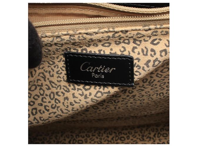 Borsa Tote Cartier Panthère Nero - vista 4