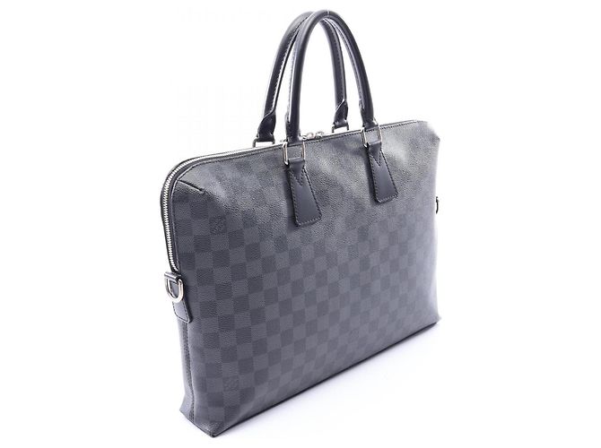 Sacoche Louis Vuitton Damier Graphite Noir - vue 2
