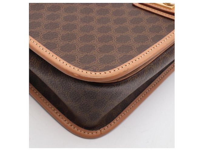 Céline Bolso de hombro Celine Macadam Castaño - vista 10