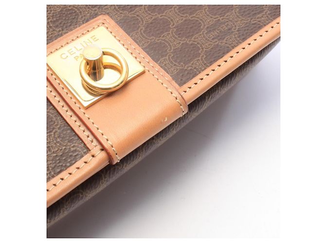 Céline Bolso de hombro Celine Macadam Castaño - vista 11