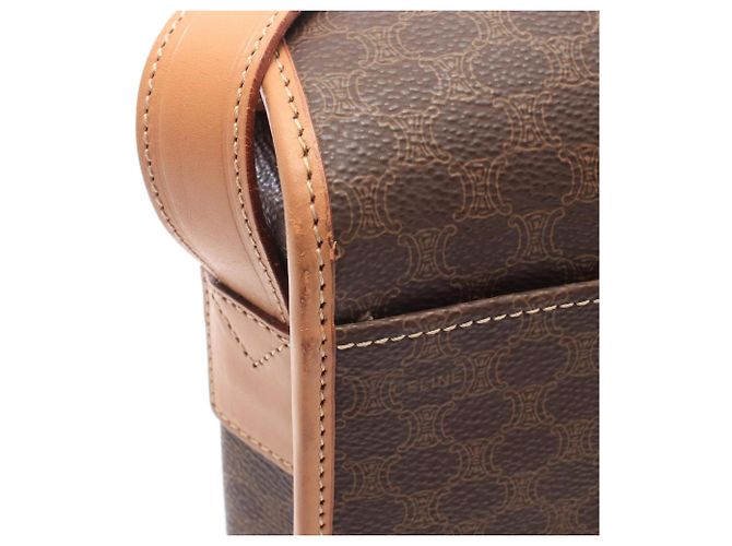 Céline Bolso de hombro Celine Macadam Castaño - vista 5