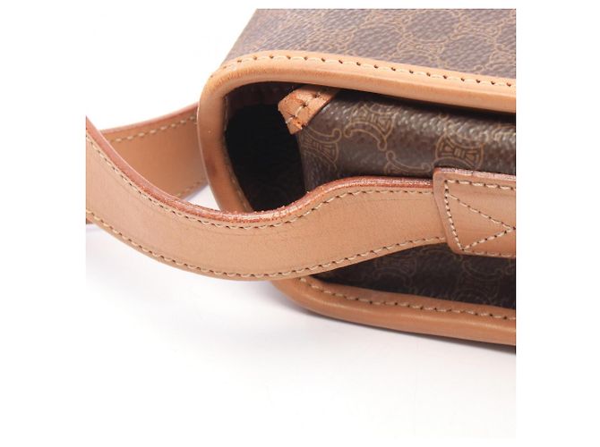 Céline Bolso de hombro Celine Macadam Castaño - vista 9