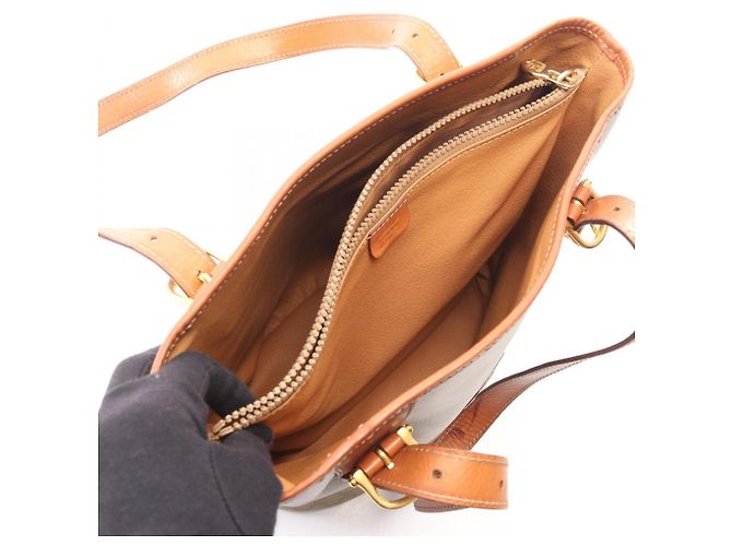 Céline Celine Macadam Tote Bag Braun Beige - Ansicht 3