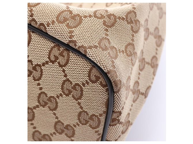 Zaino/Borsa Gucci GG Canvas Marrone Beige - vista 5