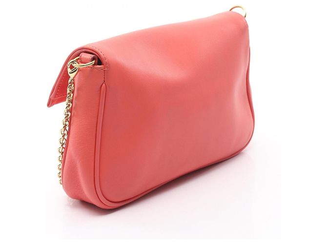Bolso de hombro Fendi de piel rosa - vista 2
