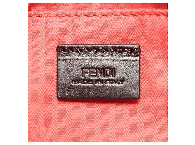 Bolso de hombro Fendi de piel rosa - vista 4