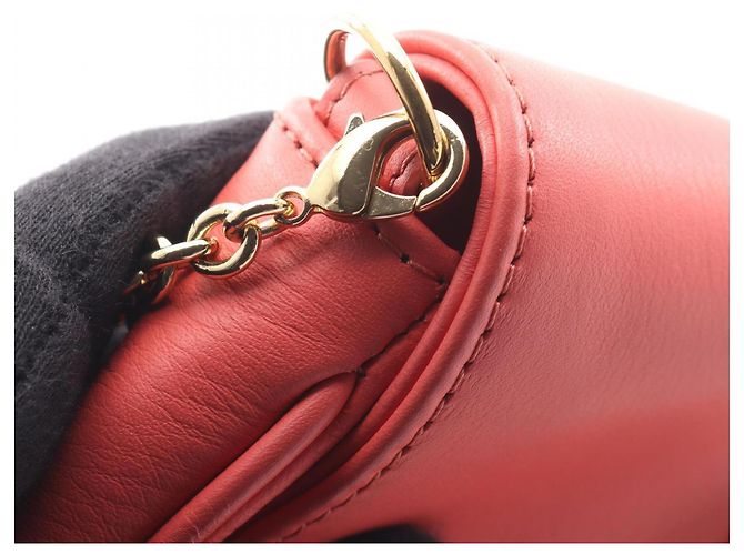 Bolso de hombro Fendi de piel rosa - vista 8