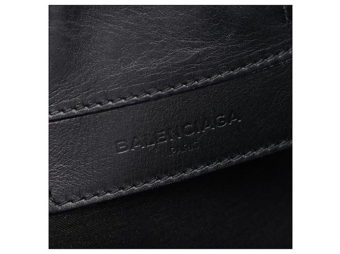 Borsa a secchiello Balenciaga Navy Nero Crudo Blu navy - vista 4