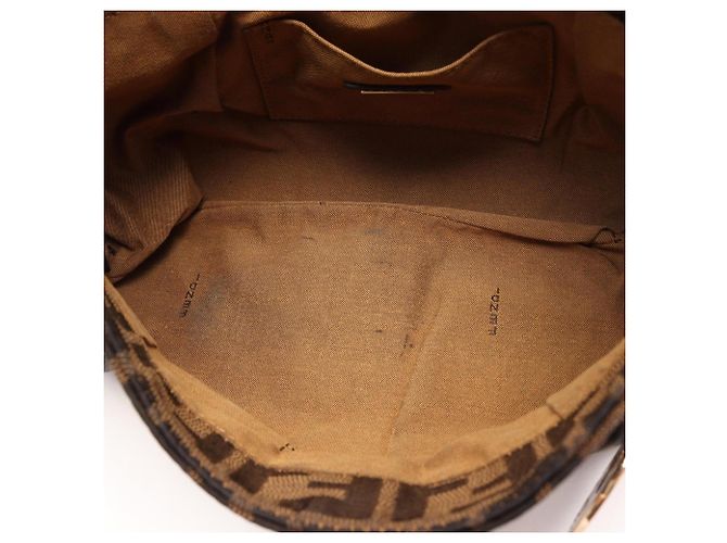 Fendi Zucca Schultertasche Braun - Ansicht 5