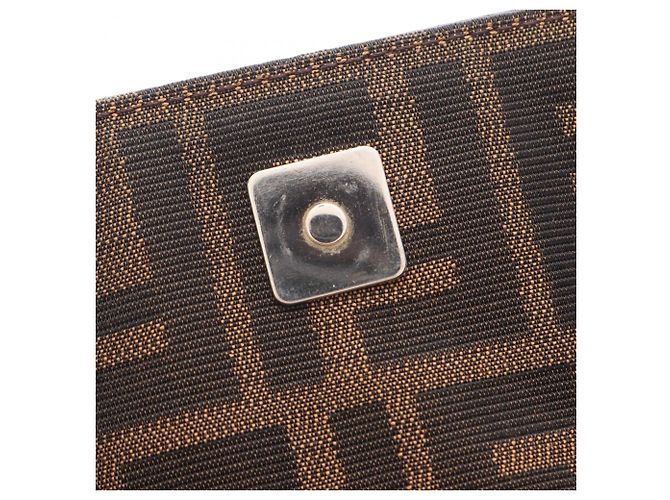 Fendi Zucca Schultertasche Braun - Ansicht 6