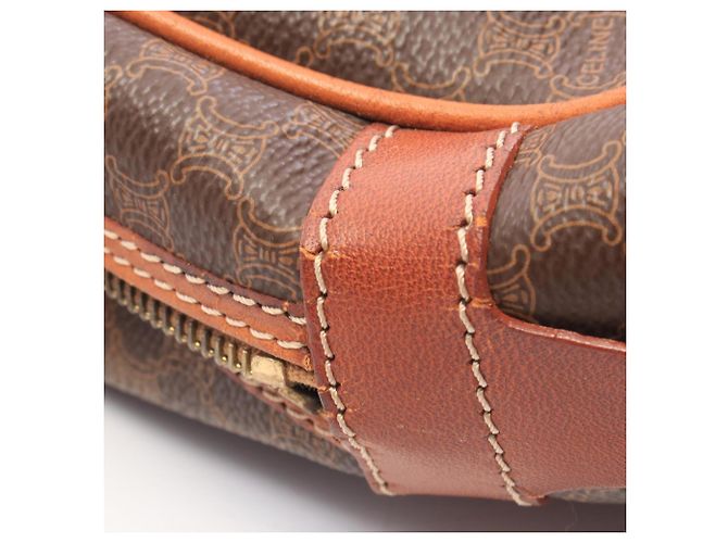 Céline Borsa Celine Macadam Marrone - vista 10