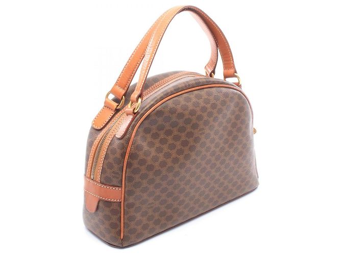 Céline Borsa Celine Macadam Marrone - vista 2