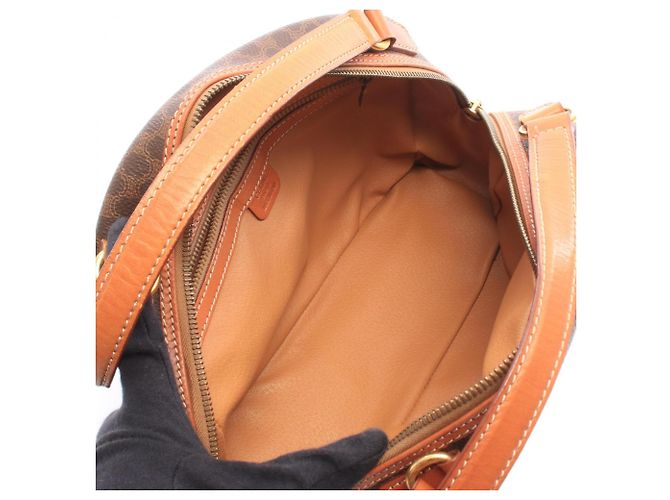 Céline Borsa Celine Macadam Marrone - vista 3