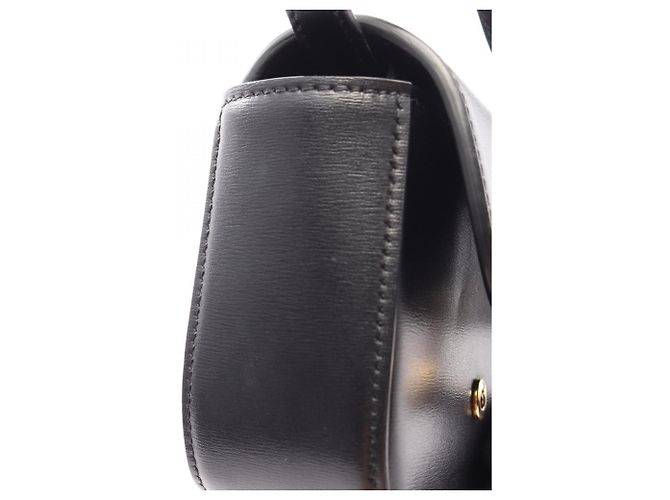 Céline Borsa a spalla Mini Claude in pelle Celine Nero - vista 9
