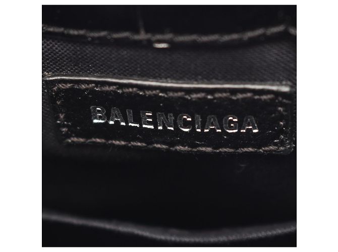 Borsa a tracolla Balenciaga in pelle nera Nero - vista 4