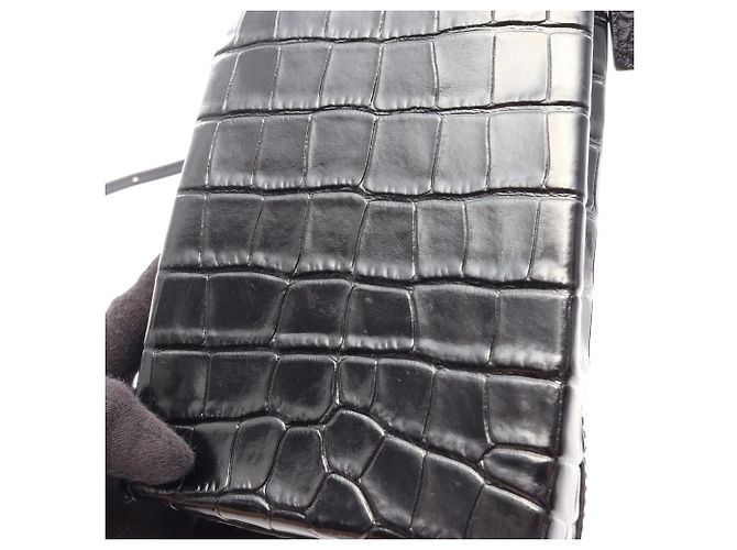 Borsa a tracolla Balenciaga in pelle nera Nero - vista 8
