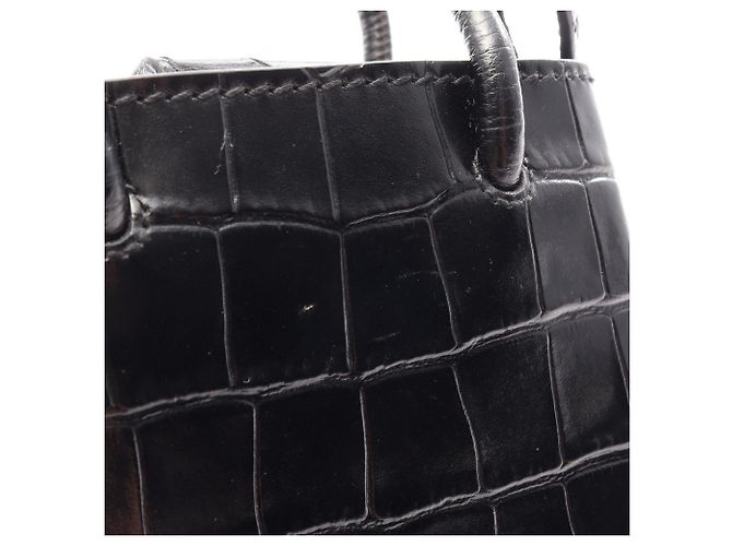 Borsa a tracolla Balenciaga in pelle nera Nero - vista 9