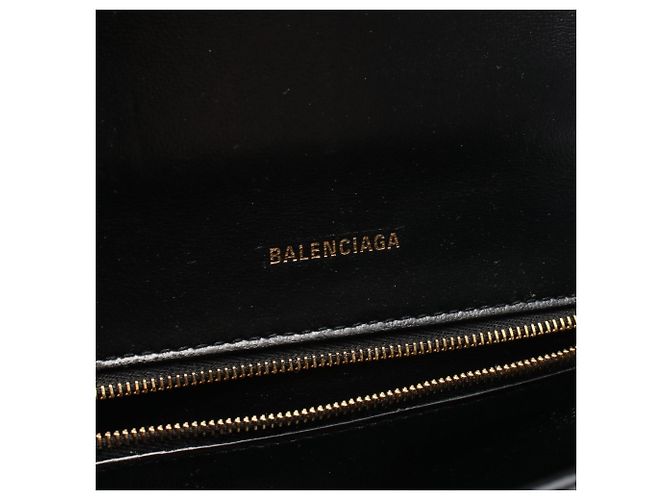 Borsa a mano 2-Way Balenciaga Hourglass Small Nero - vista 4