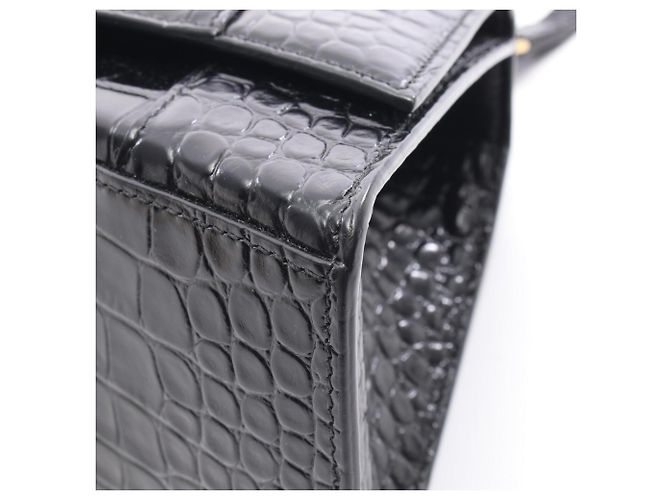 Borsa a mano 2-Way Balenciaga Hourglass Small Nero - vista 5