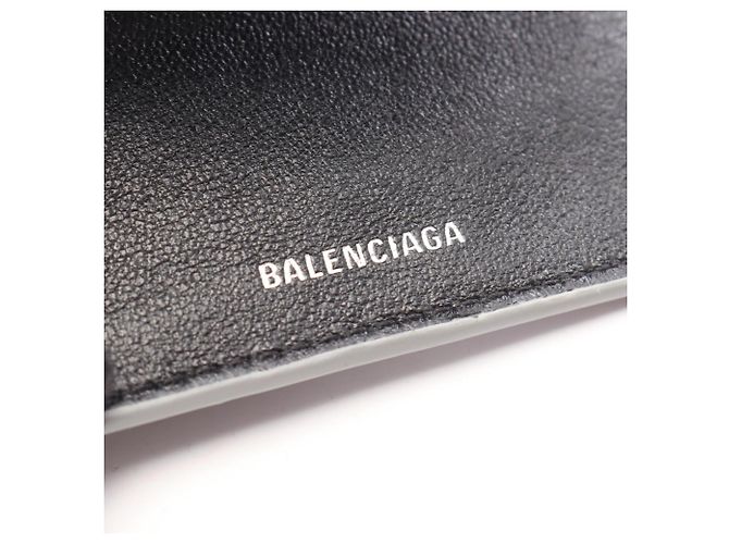 Portafoglio a catena Balenciaga Cash Mini Argento - vista 5
