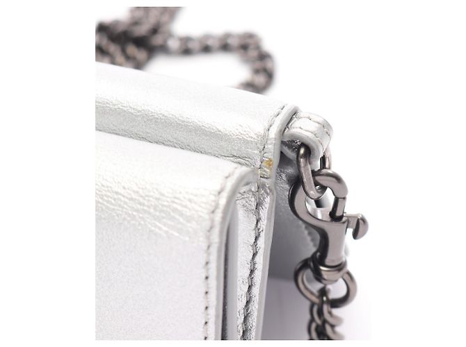 Portafoglio a catena Balenciaga Cash Mini Argento - vista 9