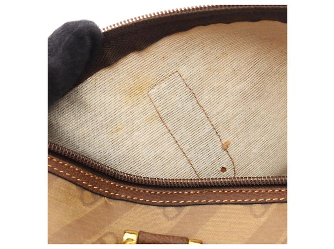 Borsa Tote Balenciaga BB Monogram Marrone Beige - vista 11