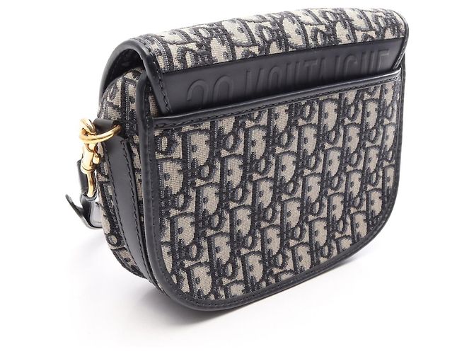 Borsa Christian Dior Dior Bobby Beige Blu navy - vista 2