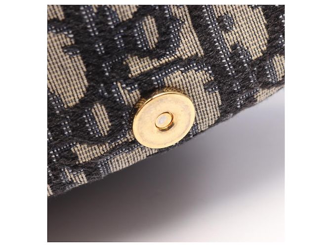 Borsa Christian Dior Dior Bobby Beige Blu navy - vista 7