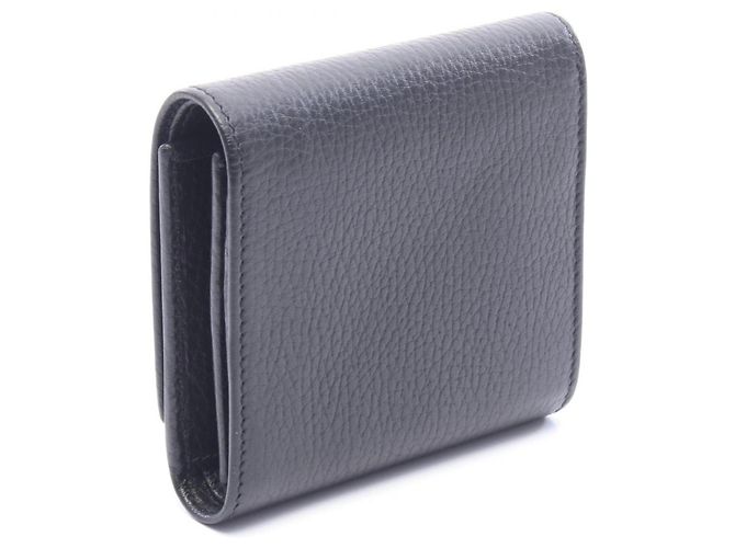 Cartera bi-fold Gucci GG Marmont Negro - vista 2