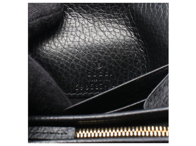 Cartera bi-fold Gucci GG Marmont Negro - vista 4