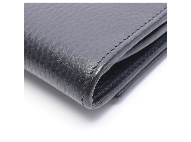Cartera bi-fold Gucci GG Marmont Negro - vista 5