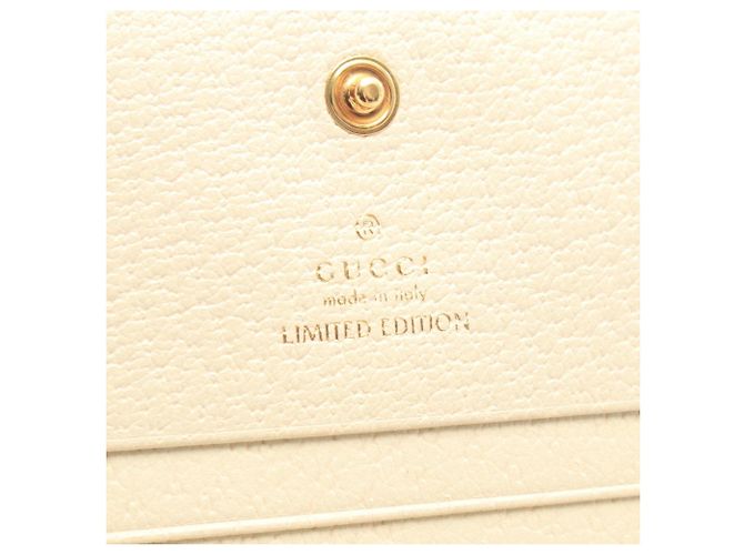 Cartera compacta Gucci GG Marmont Flora Multicolor Crudo - vista 5