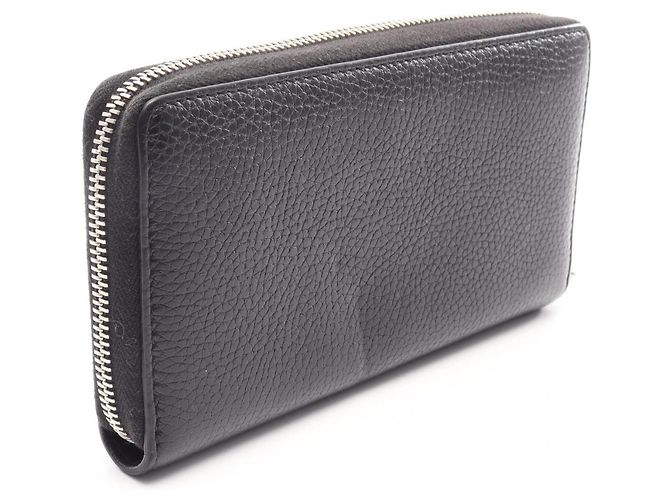Cartera larga redonda Gucci GG Metal Negro - vista 2