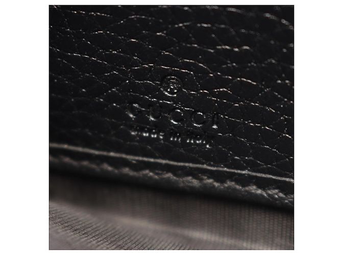 Cartera larga redonda Gucci GG Metal Negro - vista 4