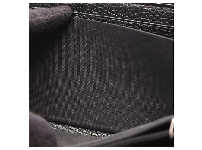 Cartera larga redonda Gucci GG Metal Negro - vista 5