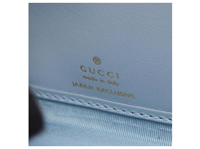 Cartera larga redonda Gucci x Yuko Higuchi Azul Multicolor - vista 4