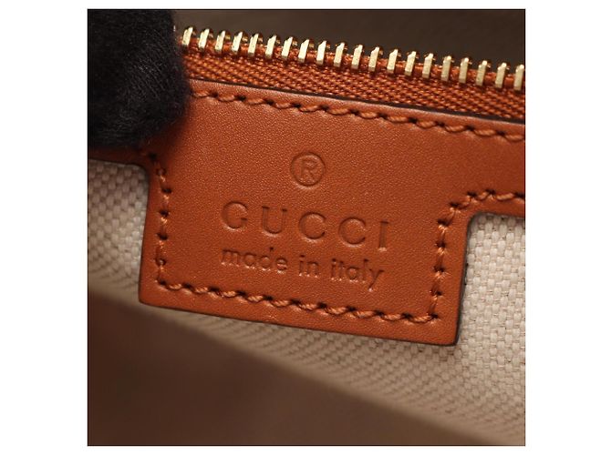 Bolso Tote Mini 2-Way Gucci Interlocking G Castaño Blanco Multicolor - vista 4