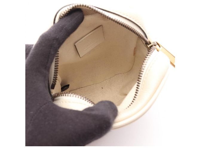 Gucci Webbing Line Schultertasche Weiß Mehrfarben - Ansicht 3