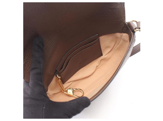 Borsa a tracolla Gucci Ophidia GG Supreme Marrone Multicolore Beige - vista 3