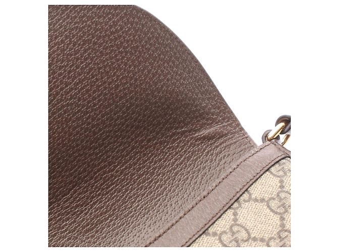 Borsa a tracolla Gucci Ophidia GG Supreme Marrone Multicolore Beige - vista 5