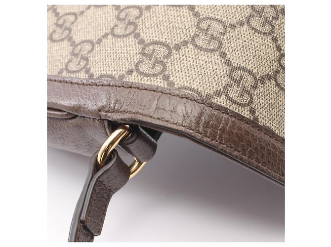 Borsa a tracolla Gucci Ophidia GG Supreme Marrone Multicolore Beige - vista 6